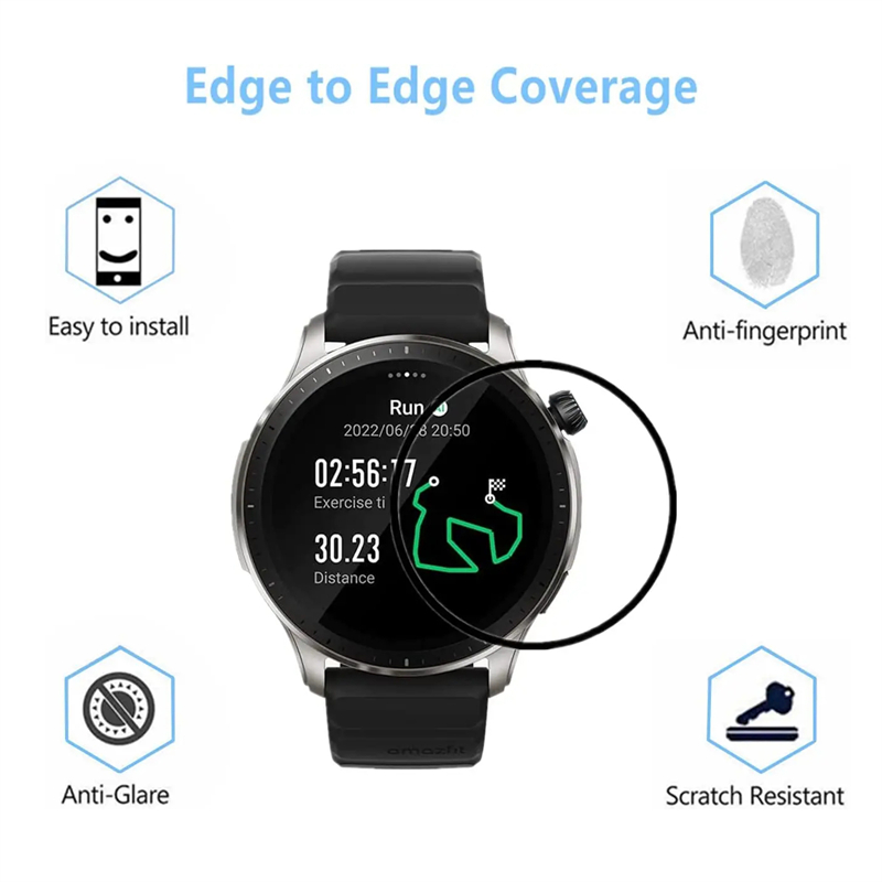 Amazfit GTR 4 ekran koruyucu k - Smartwatch Screen Film incelemesi ve fiyatı