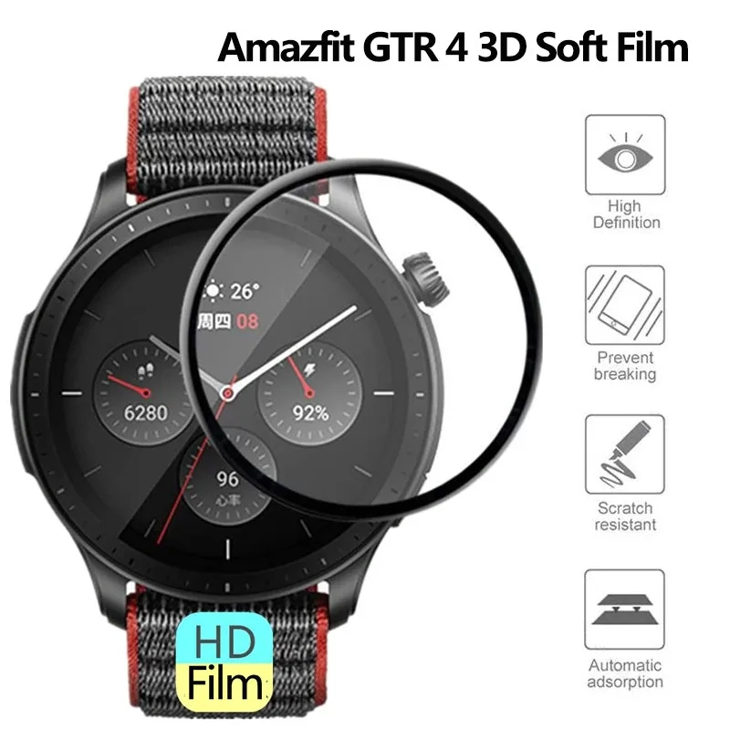Amazfit GTR 4 ekran koruyucu k - Smartwatch Screen Film incelemesi ve fiyatı